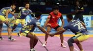 Pawan Kumar finished with just six raid points